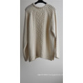 Ladies Winter Patterned Knit Pullover Sweater